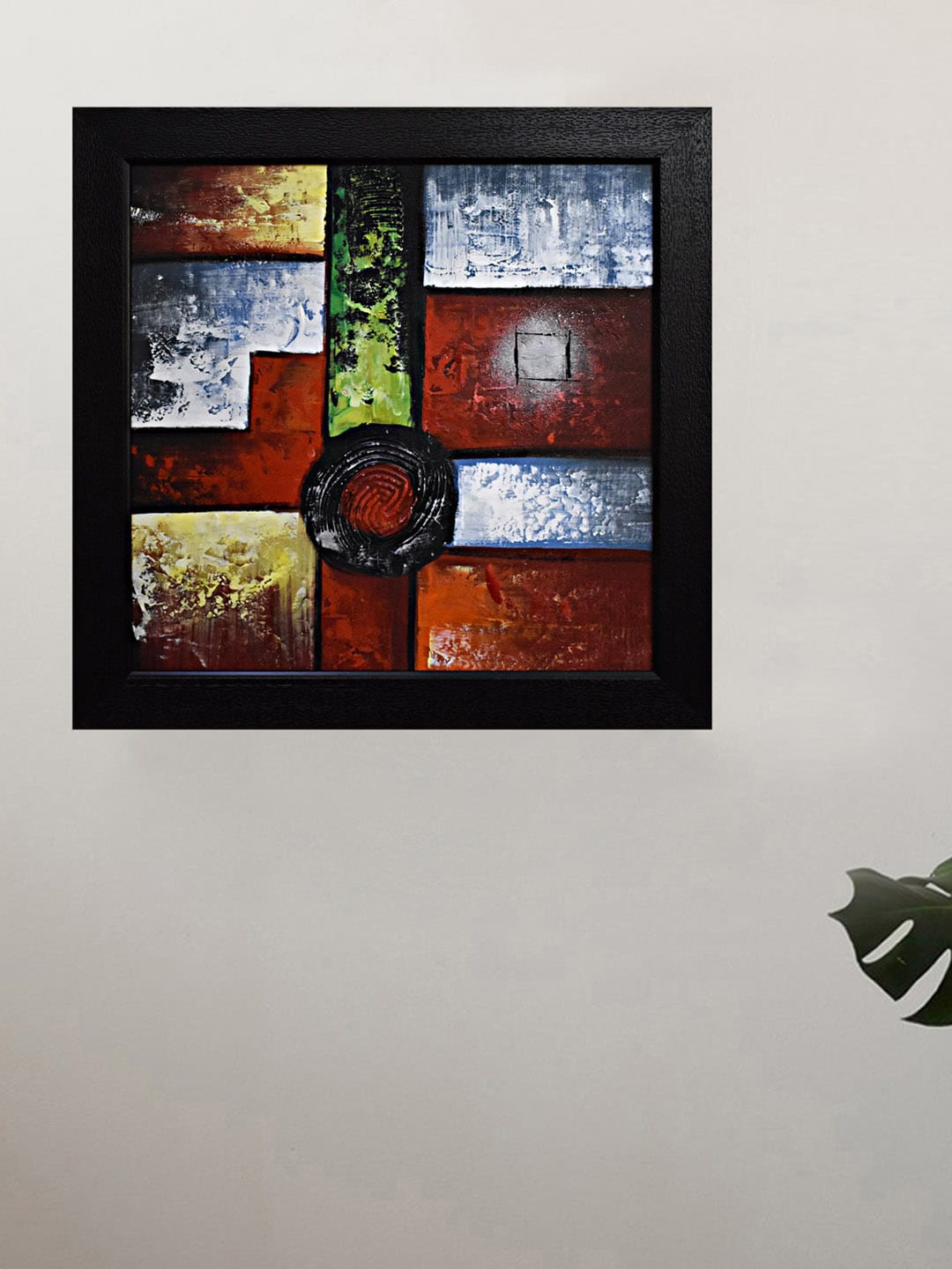 

Gallery99 Multi-Colored Abstract Canvas Painting Frame Wall Art