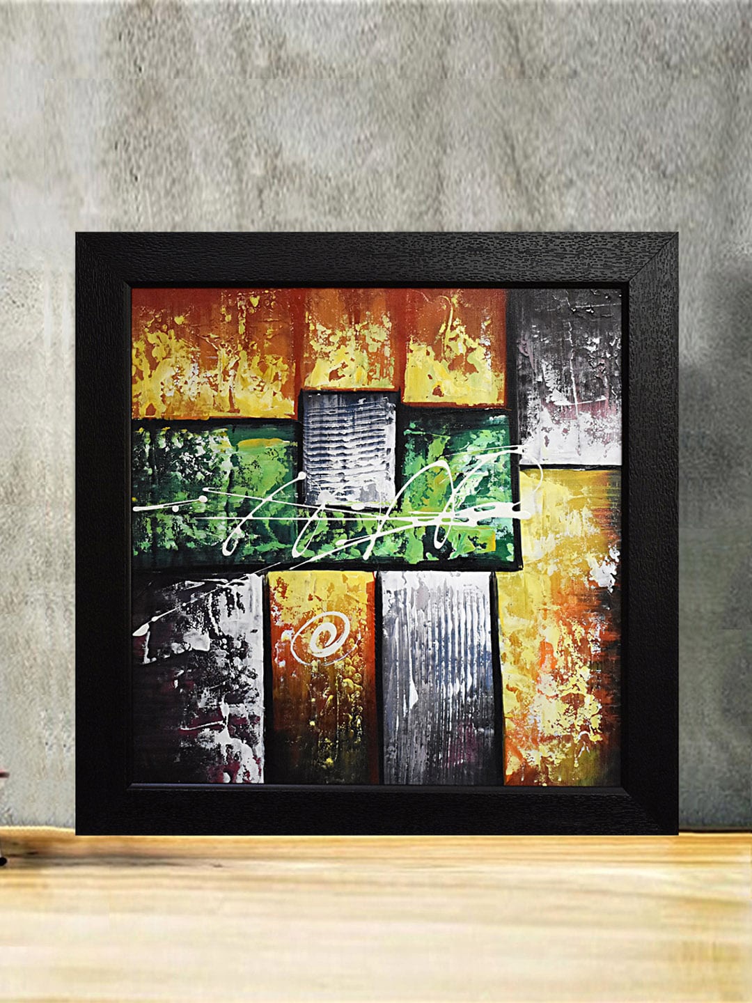 

Gallery99 Brown Abstract Handmade Oil Painting Wall Art, Multi