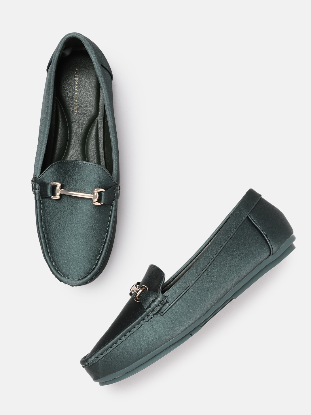 

Allen Solly Women Teal Blue Solid Loafers