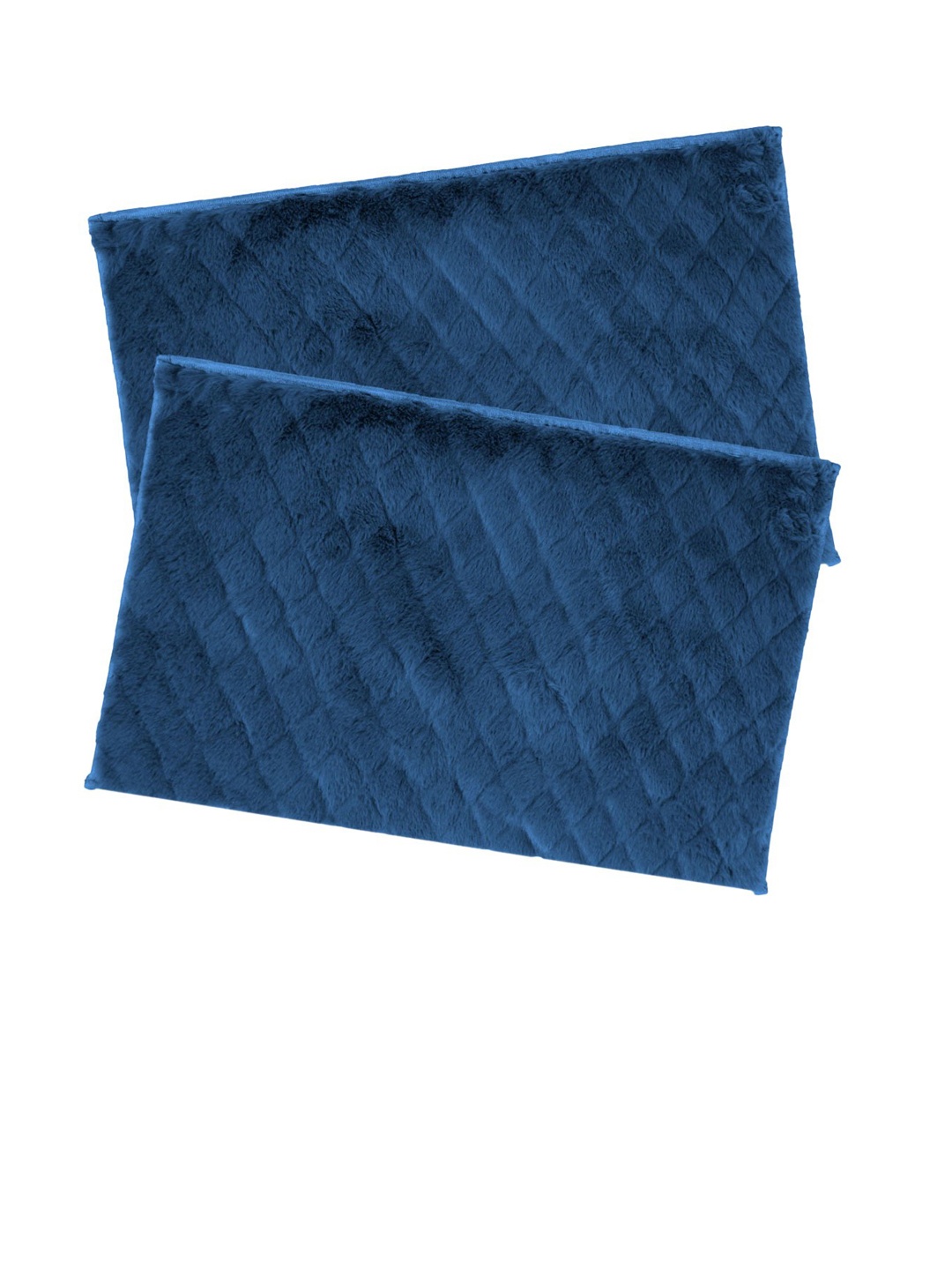 

LUXEHOME INTERNATIONAL Set of 2 Teal Blue 1000 GSM Austria Bath Rugs