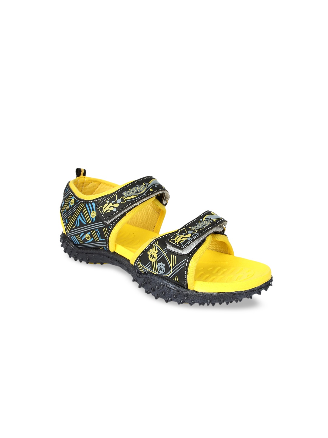 

Liberty Unisex Kids Yellow Printed Sneakers