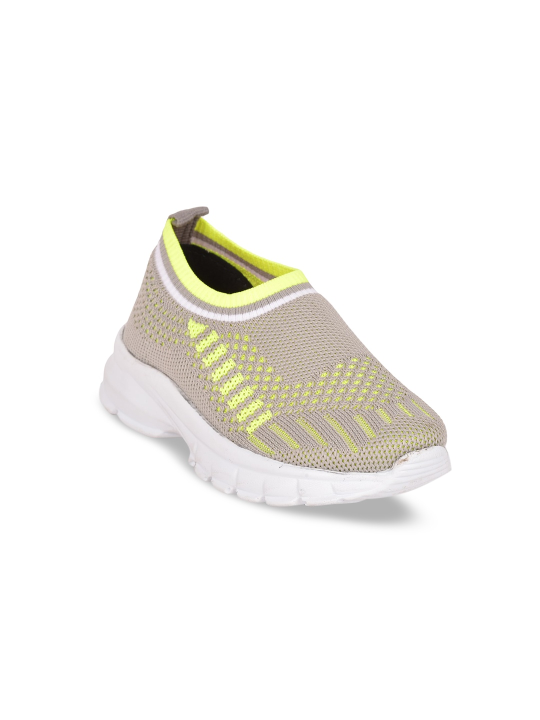

Liberty Unisex Kids Grey Striped Slip-On Sneakers