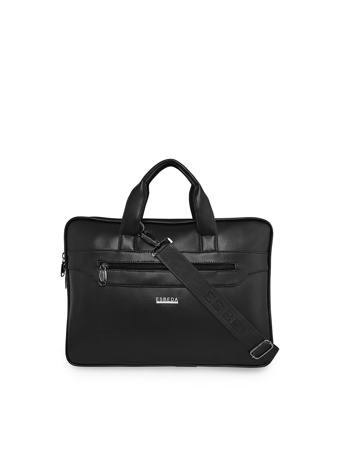 

ESBEDA Unisex Black PU Laptop Bag