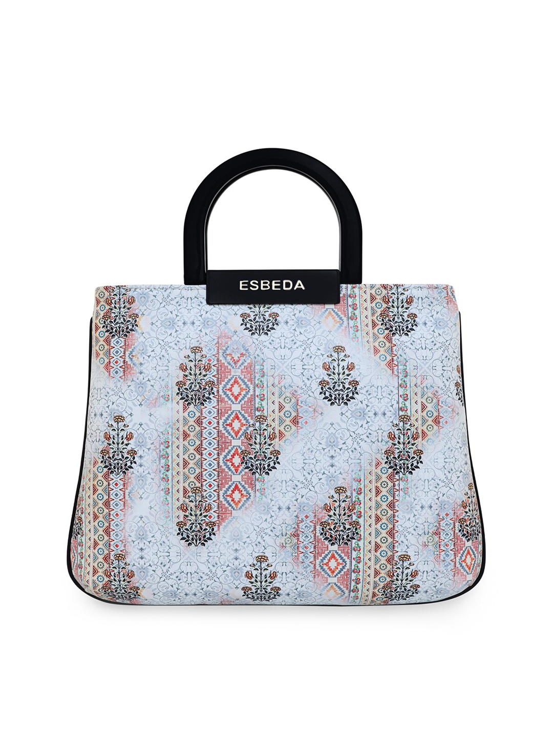 

ESBEDA Multicoloured Embellished PU Oversized Shopper Tote Bag, Multi