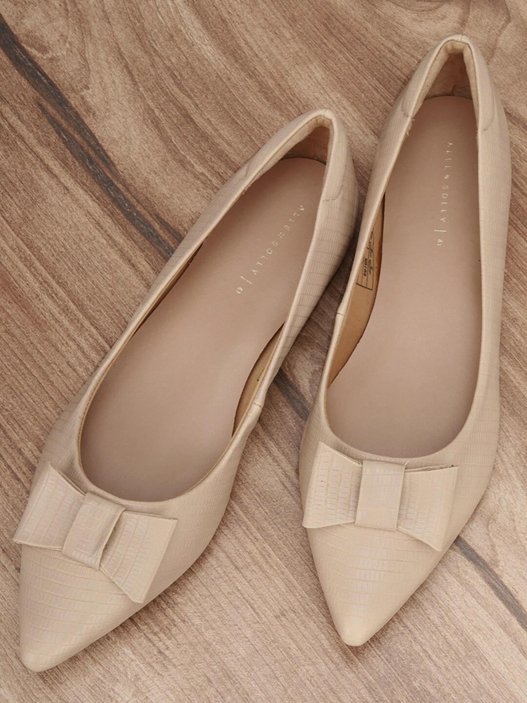 

Allen Solly Woman Women Khaki Ballerinas with Bows Flats
