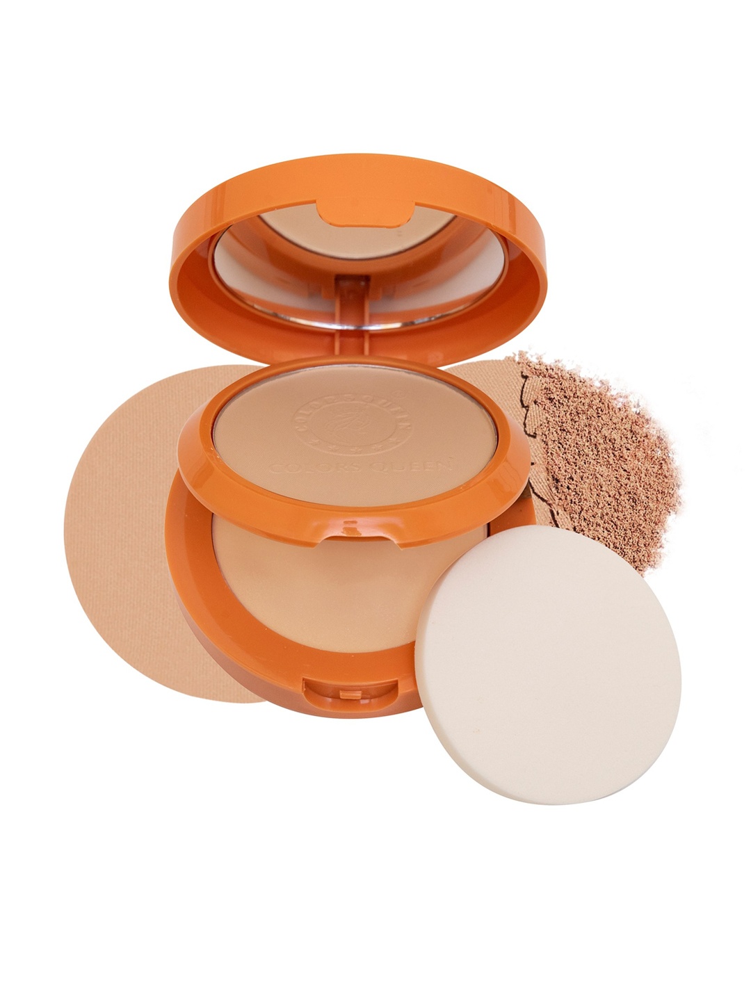 Colors Queen Women Bronze Touch Compact, Peach