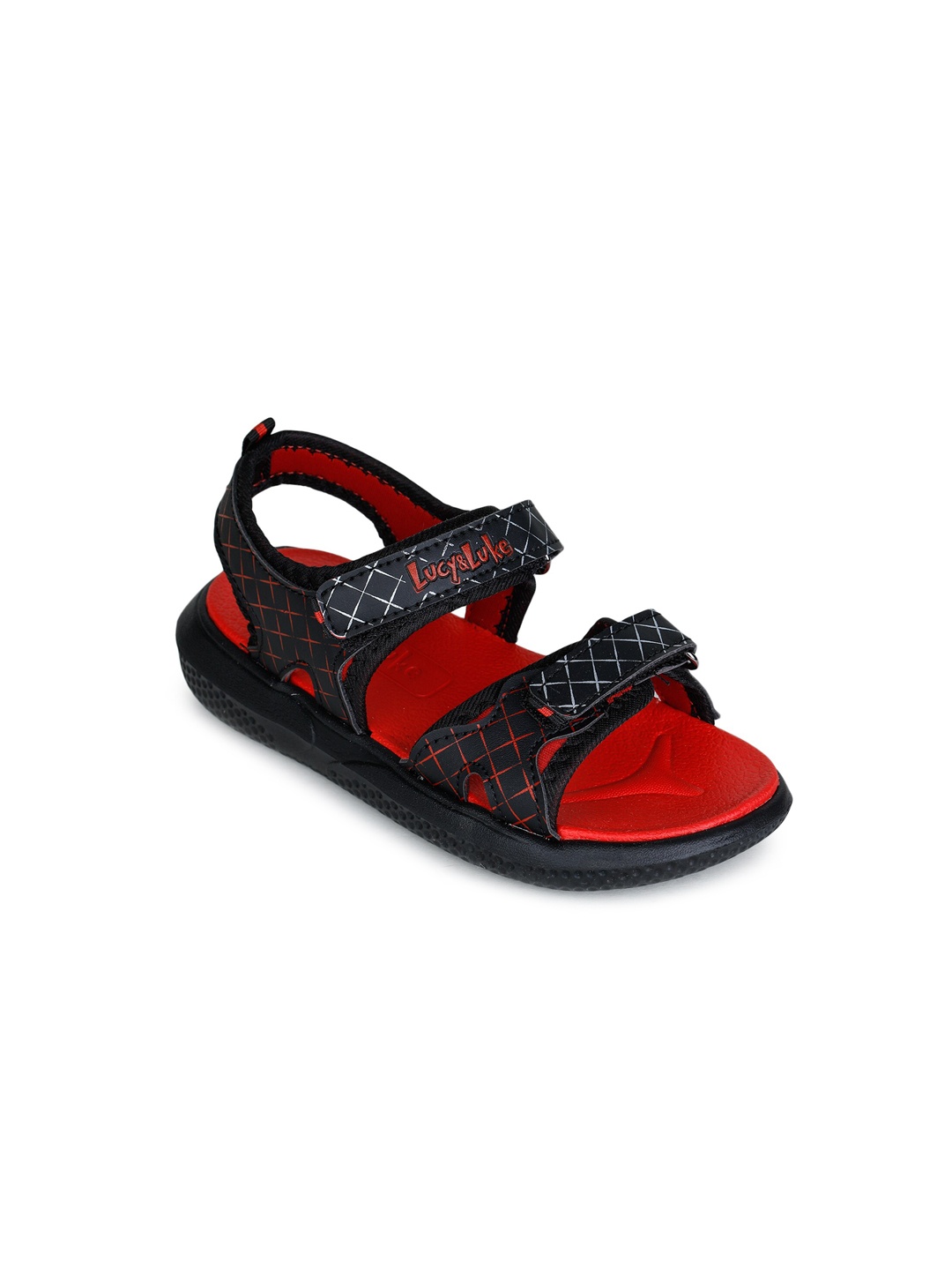 

Liberty Unisex Kids Black Colourblocked Sneakers
