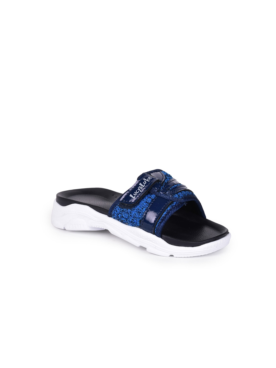 

Liberty Unisex Kids Blue Printed Sneakers