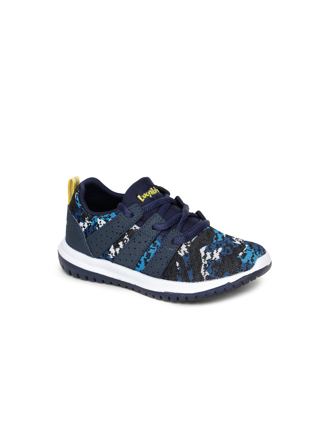 

Liberty Unisex Kids Blue Printed Sneakers