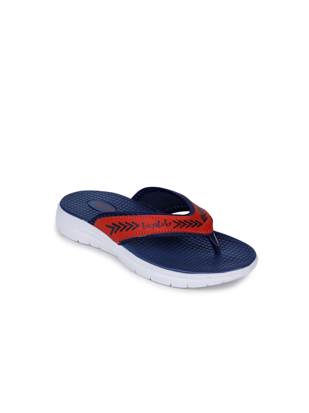 

Liberty Unisex Kids Red Woven Design Slip-On Sneakers