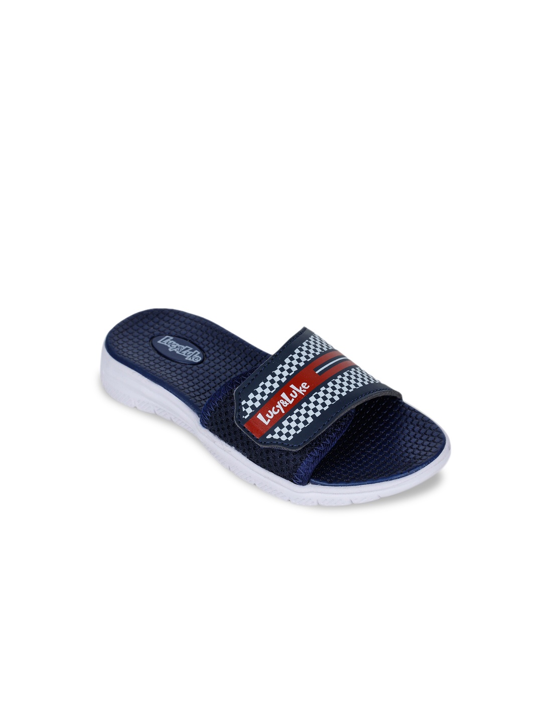 

Liberty Unisex Kids Blue Printed Slip-On Sneakers