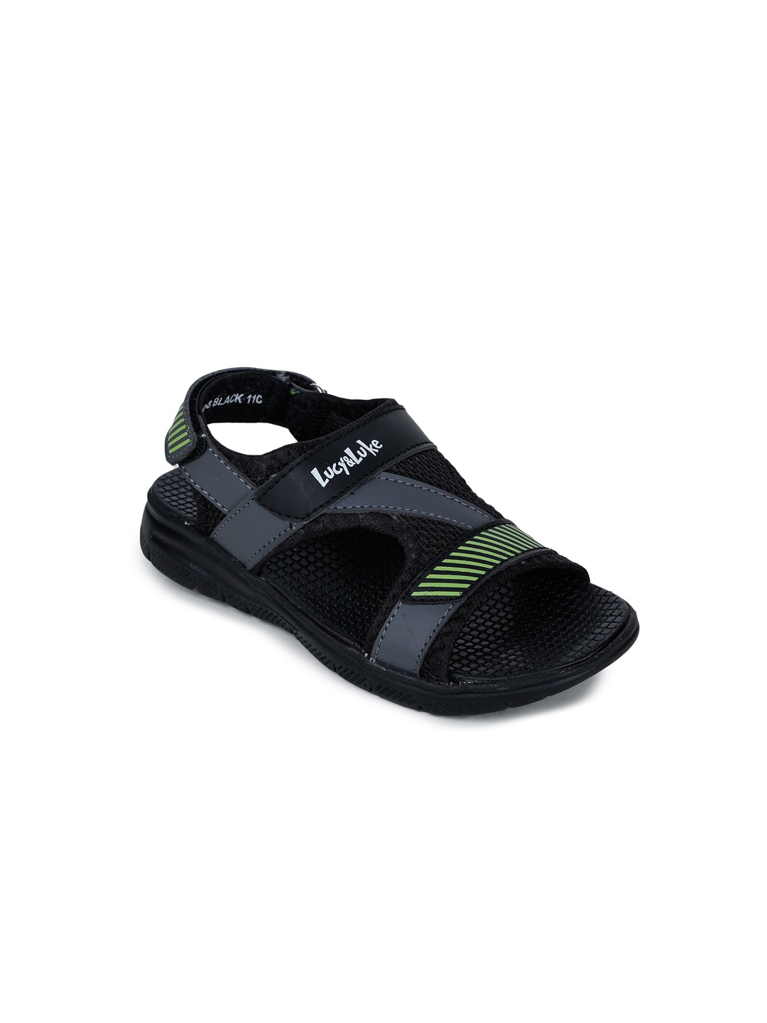 

Liberty Unisex Kids Black Woven Design Slip-On Sneakers