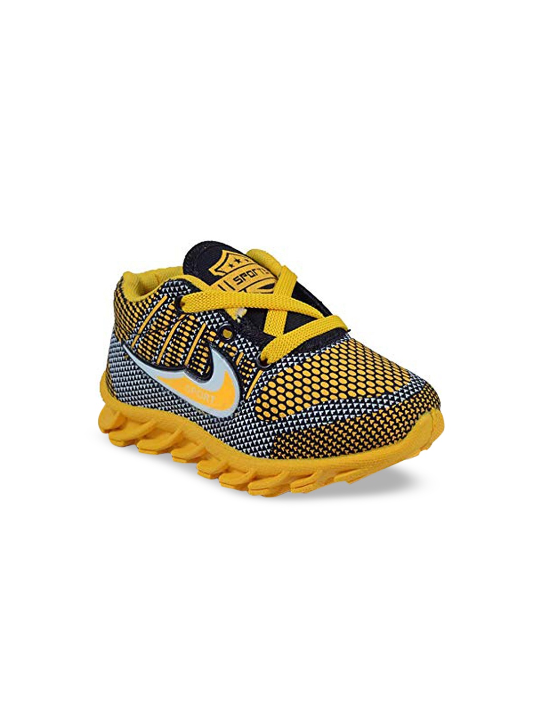 

Smartots Unisex Kids Yellow Colourblocked Espadrilles