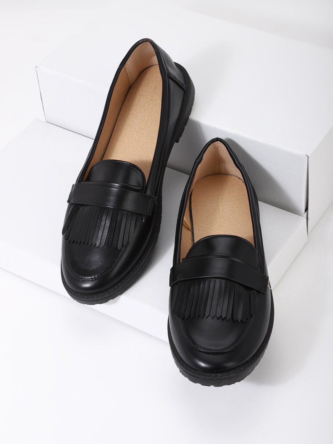 

Allen Solly Woman Women Black PU Slip-On Sneakers