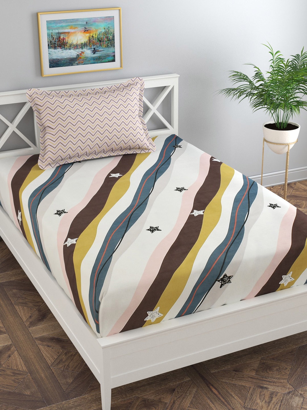 

Florida Unisex Multi Bedsheets, White