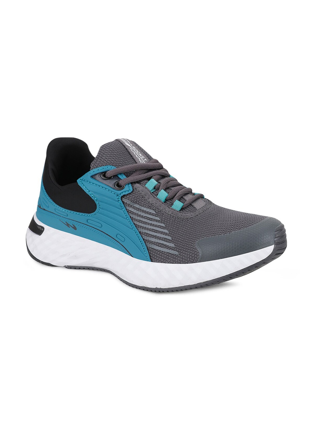 

Campus Men Grey Mesh Running Shoes