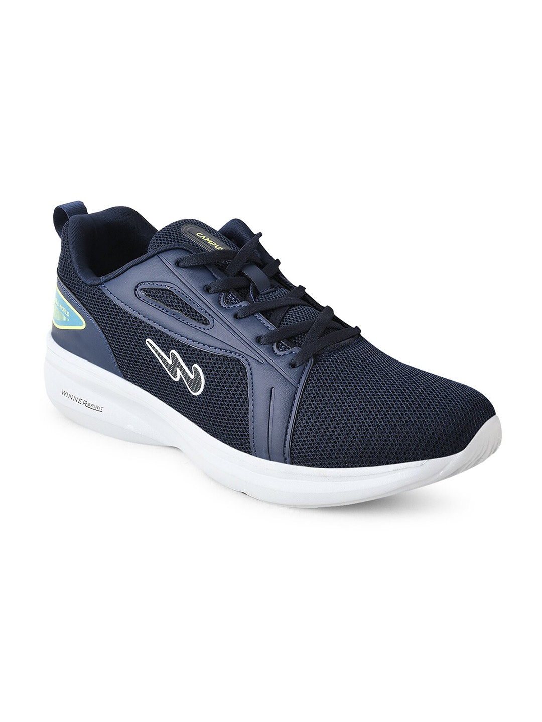 

Campus Men Navy Blue Mesh Running Shoes