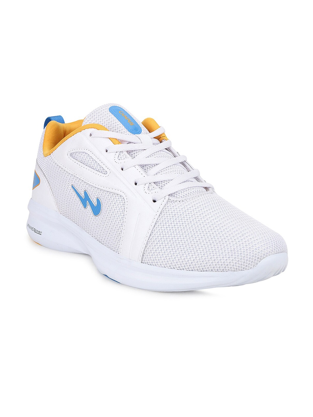 

Campus Men White Mesh Running Shoes