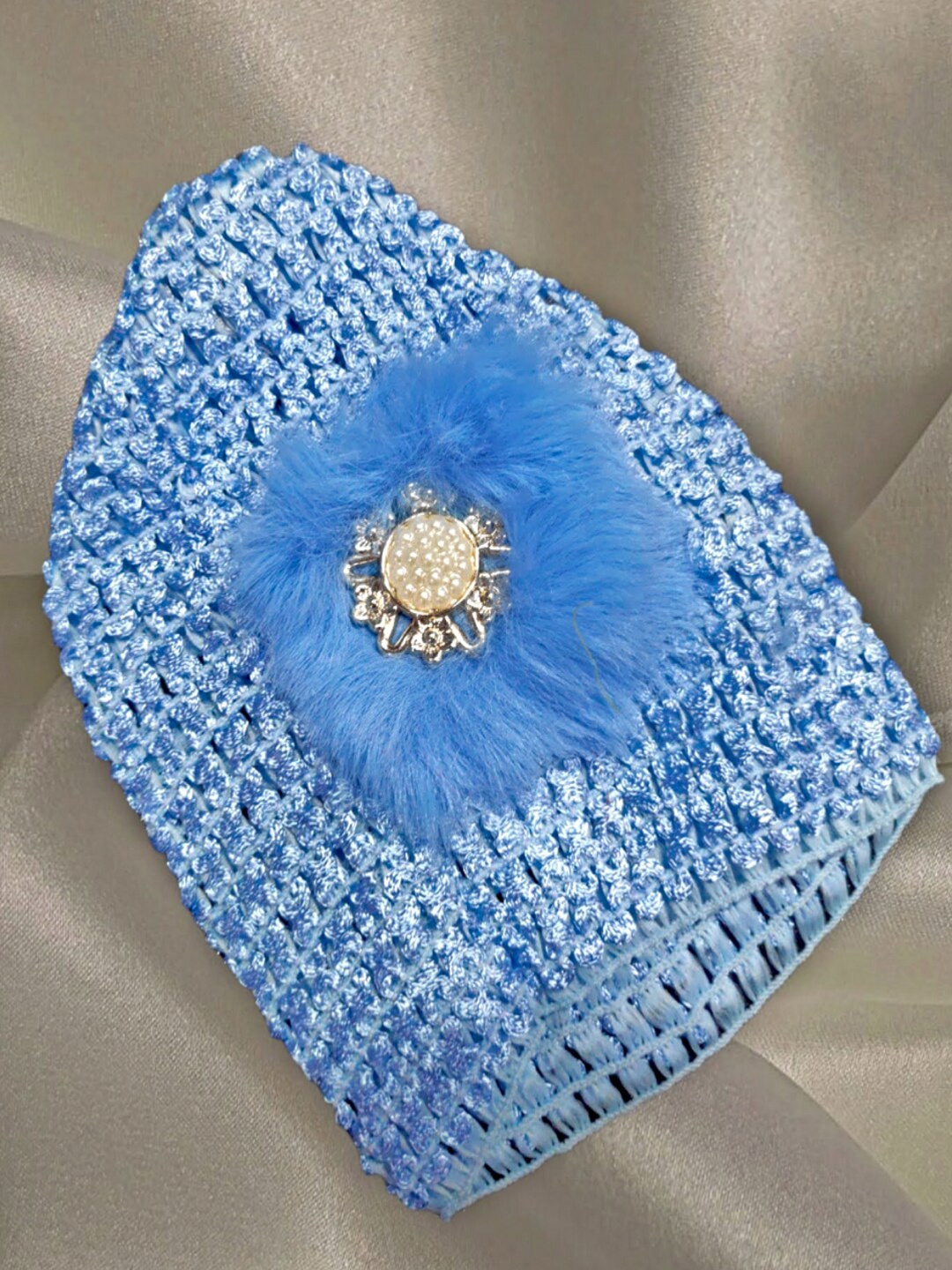 

Proplady Unisex Kids Blue Beanie