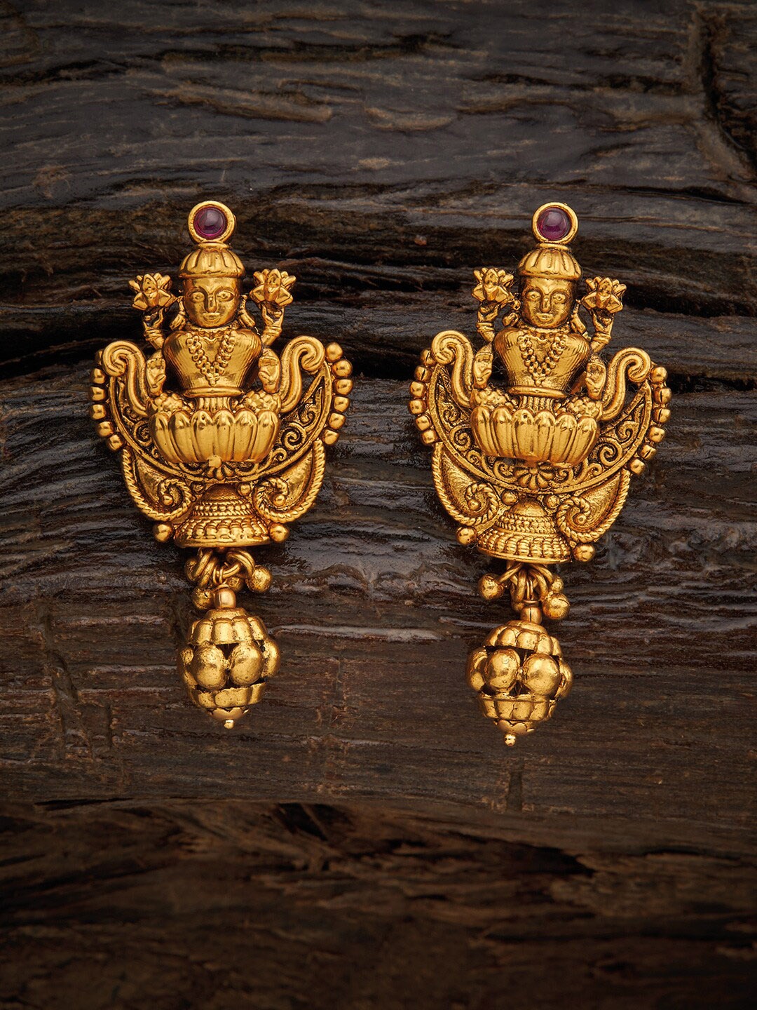 

Kushal's Fashion Jewellery Red Classic Drop Earrings