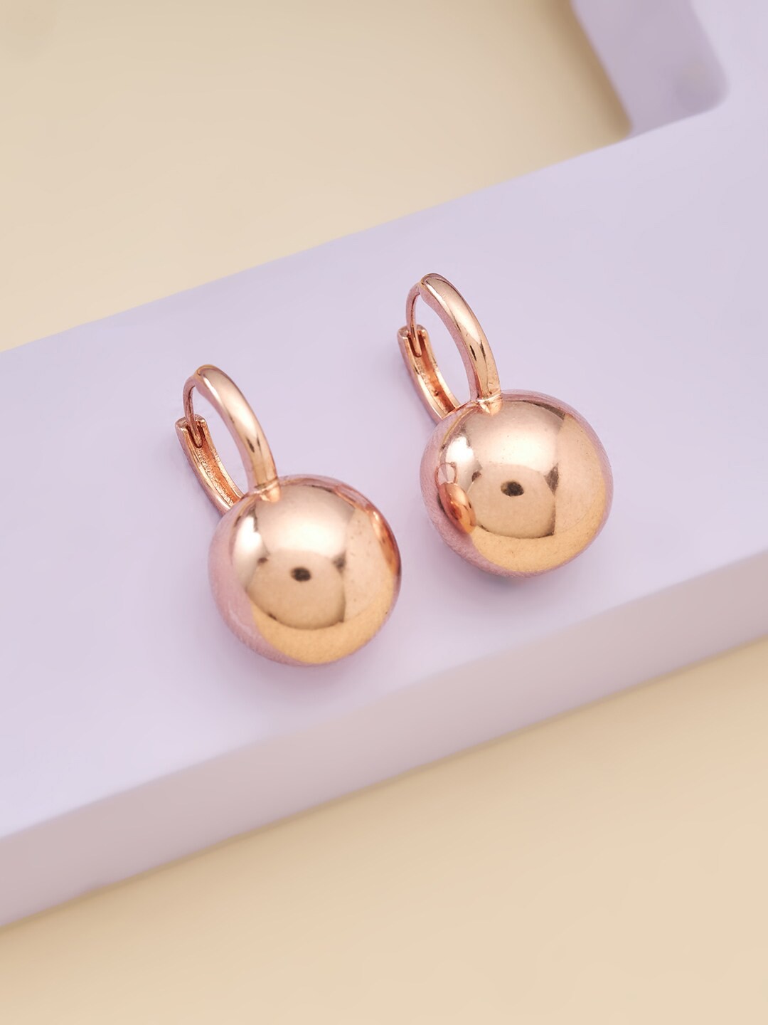 

Kushal's Fashion Jewellery Spherical Drop Earrings, Na