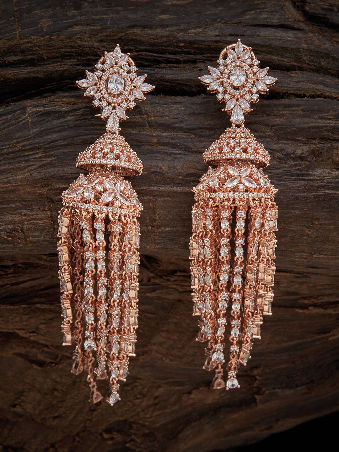 

Kushal's Fashion Jewellery White Contemporary Drop Earrings