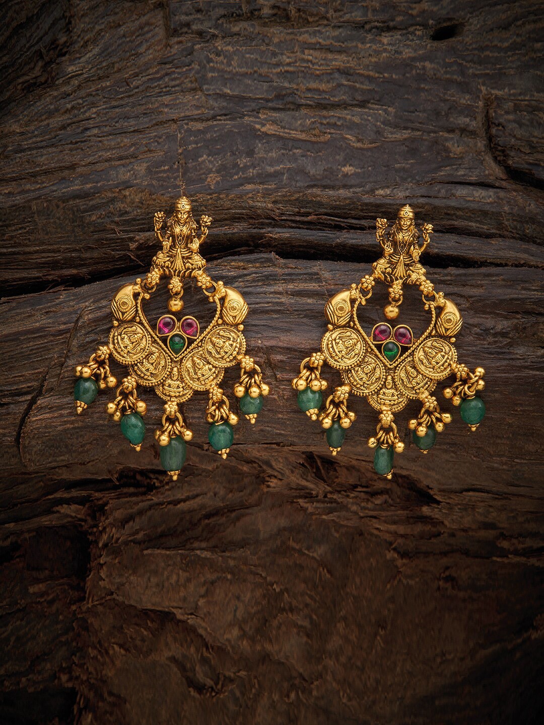 

Kushal's Fashion Jewellery Red Classic Drop Earrings