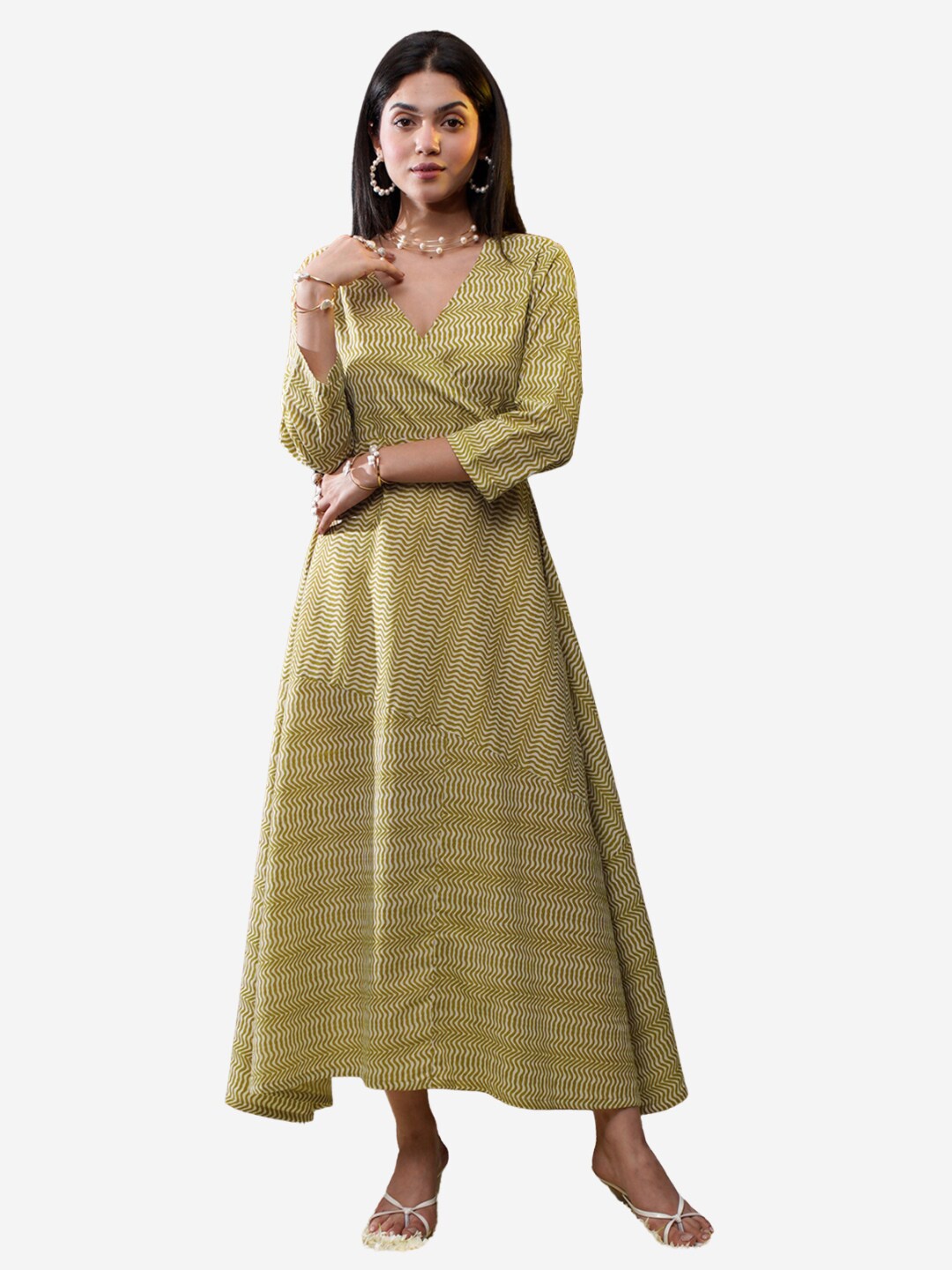 

Alaya By Stage3 Green Maxi Dress