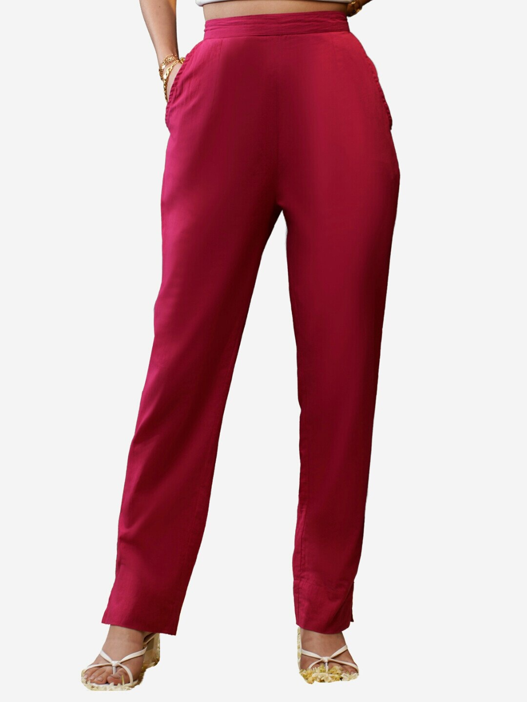 

Alaya By Stage3 Women Pink Palazzos