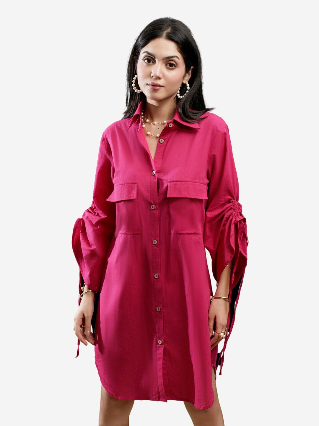 

Alaya By Stage3 Pink Shirt Dress