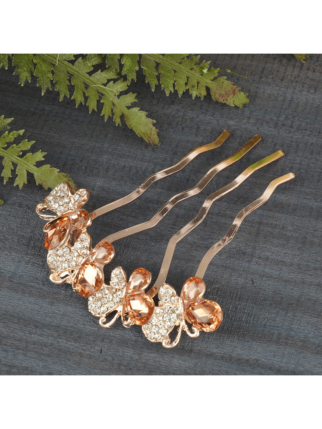 

MIZORRI Women Blue Comb Pin