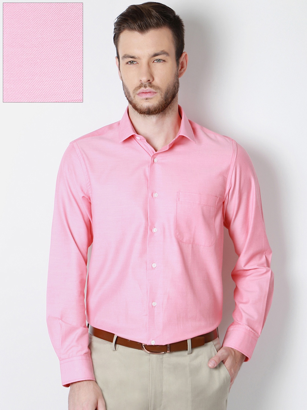 

Peter England Men Pink Nuvo Formal Shirt