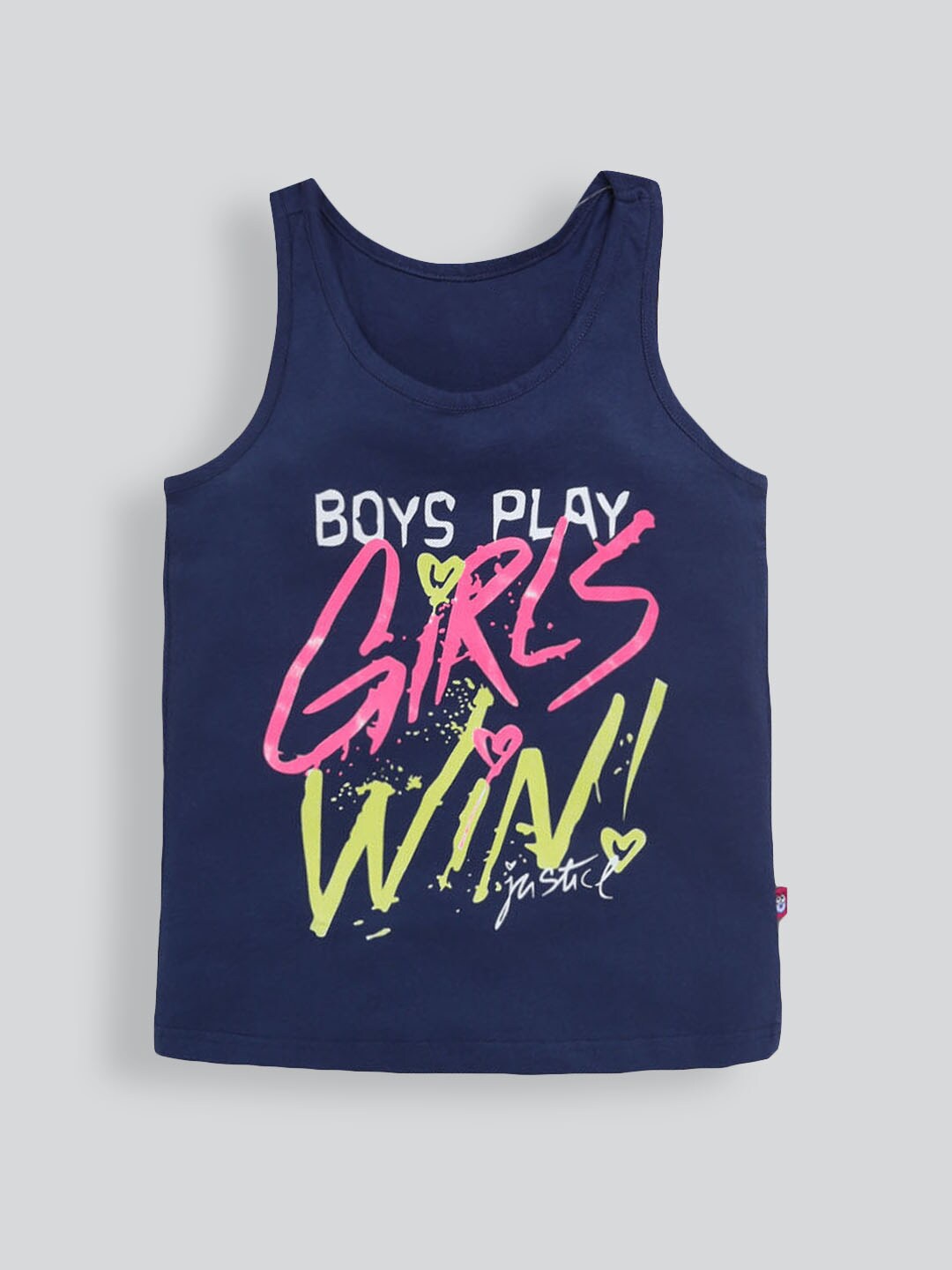 

Hopscotch Girls Navy Blue Indigo T-shirt