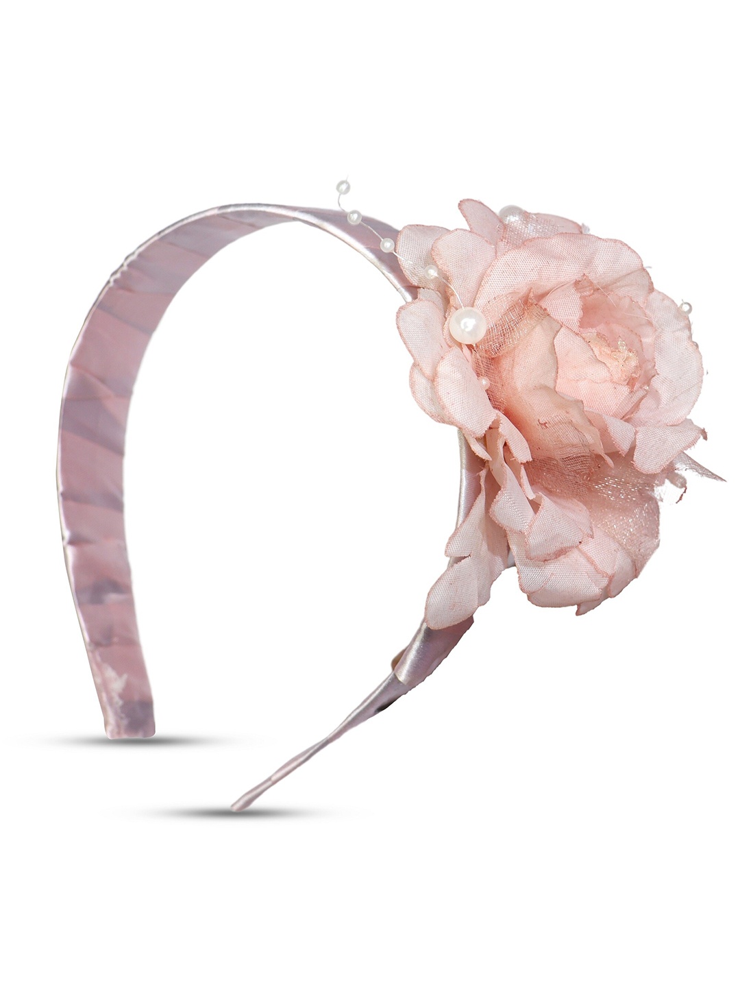 

VAGHBHATT Girls Peach-Coloured Hairband