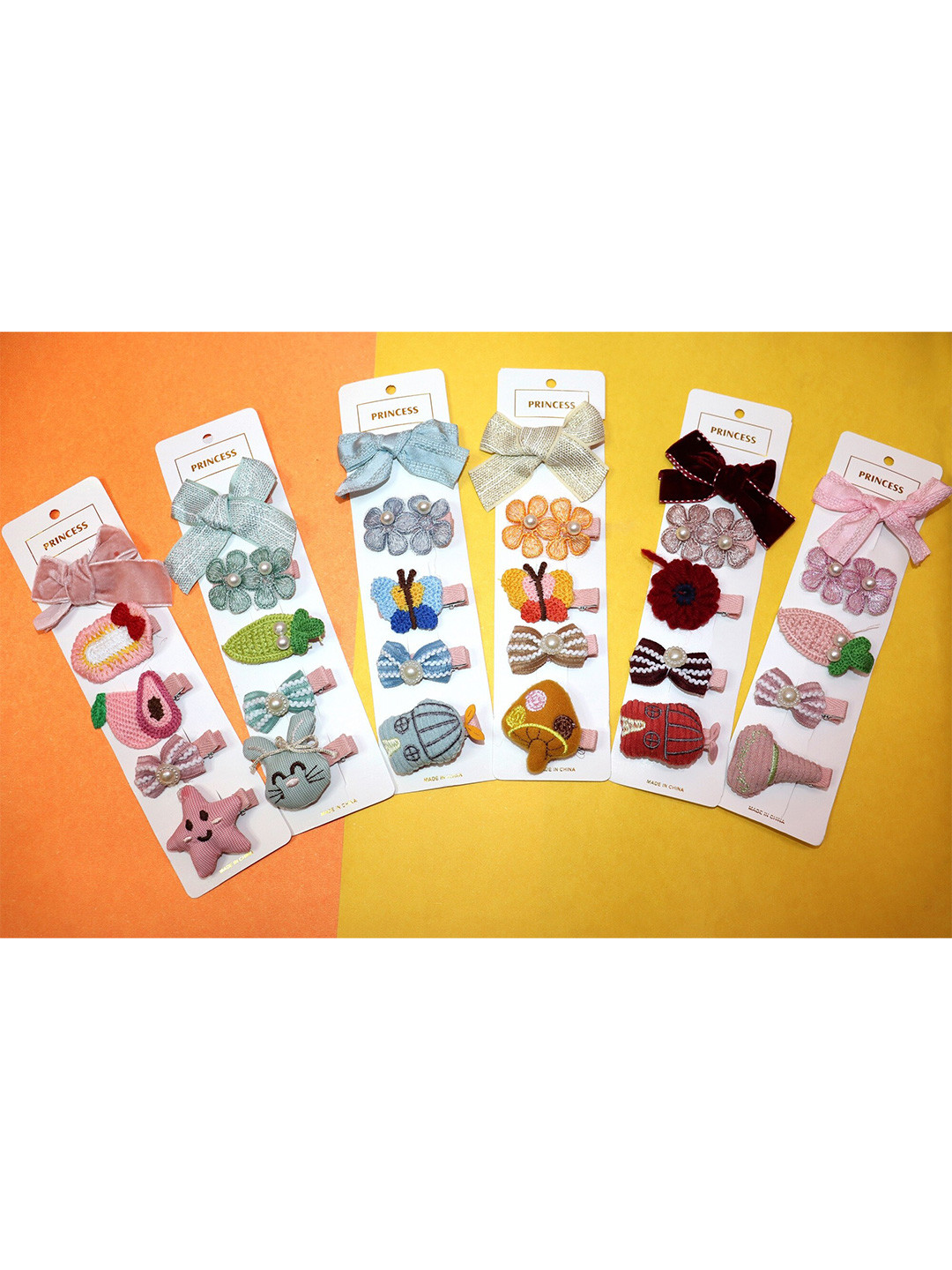 

VAGHBHATT Girls Multicoloured Set of 30 Hair Accessory, Multi