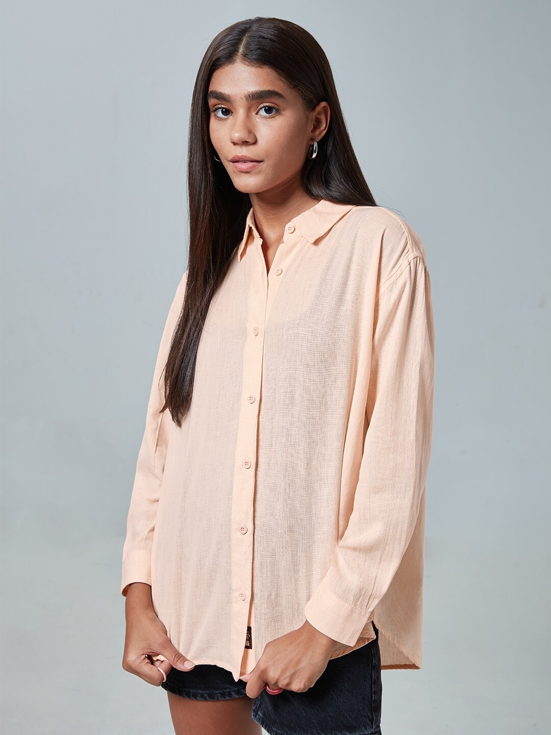 

The Souled Store Women Pink Casual Shirt