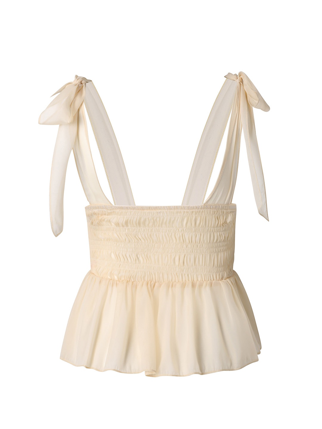 

URBANIC Women Yellow Cami Crop Top