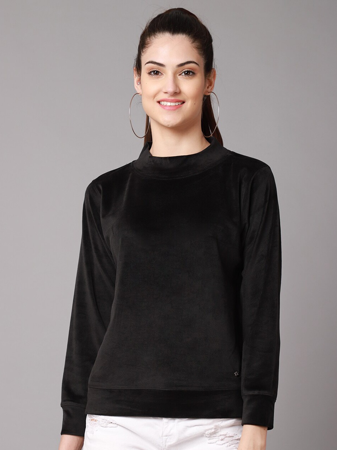 

ANTI CULTURE Women Black Sweatshirt