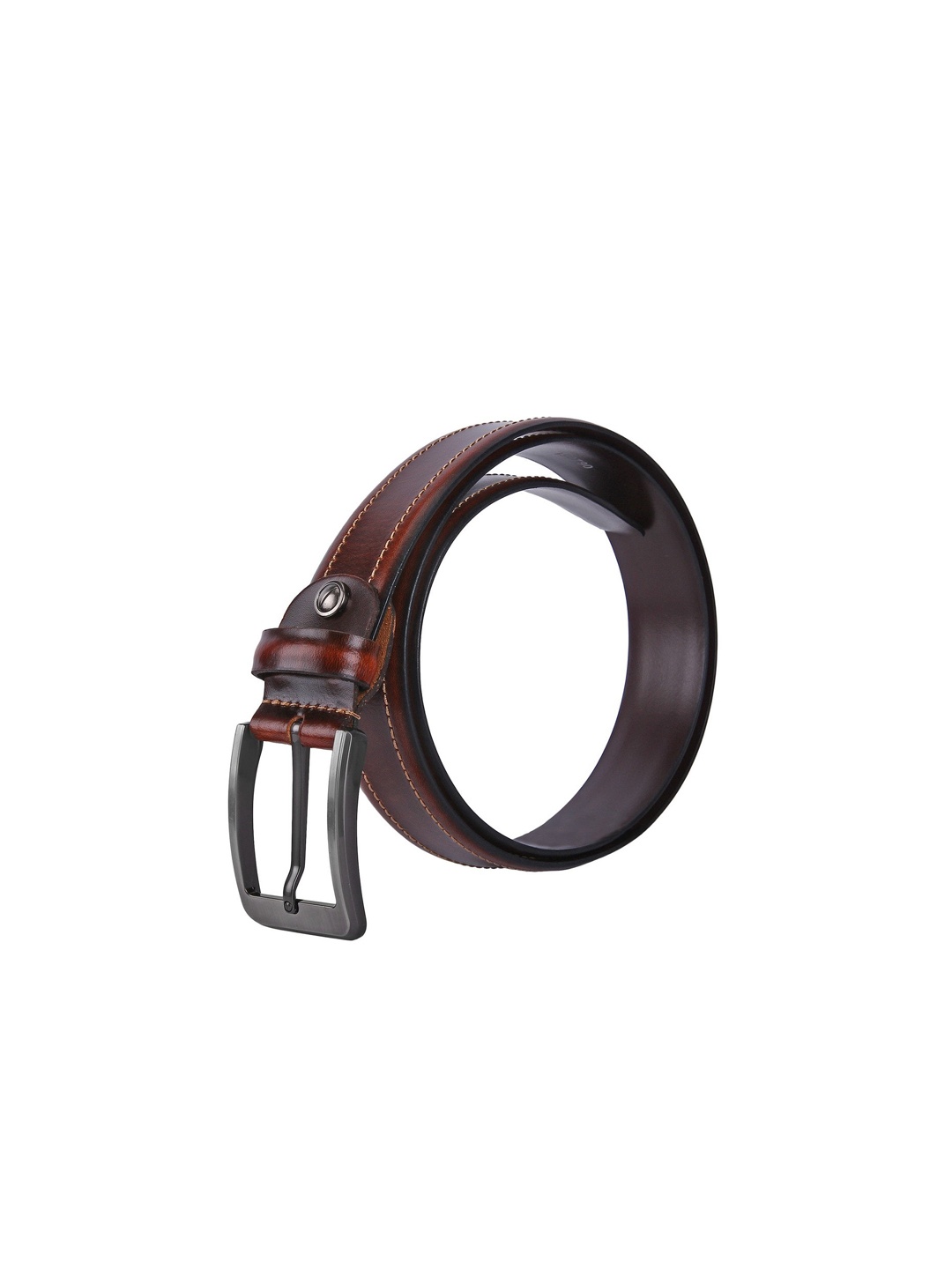 

Creature Men Brown Genuine Leather Belts