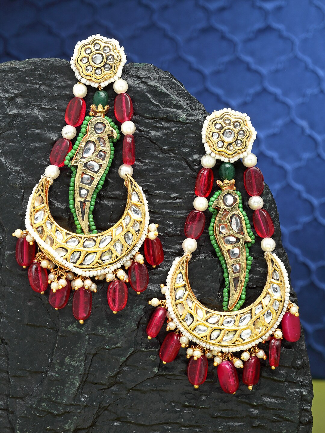 

DUGRISTYLE Green Classic Drop Earrings