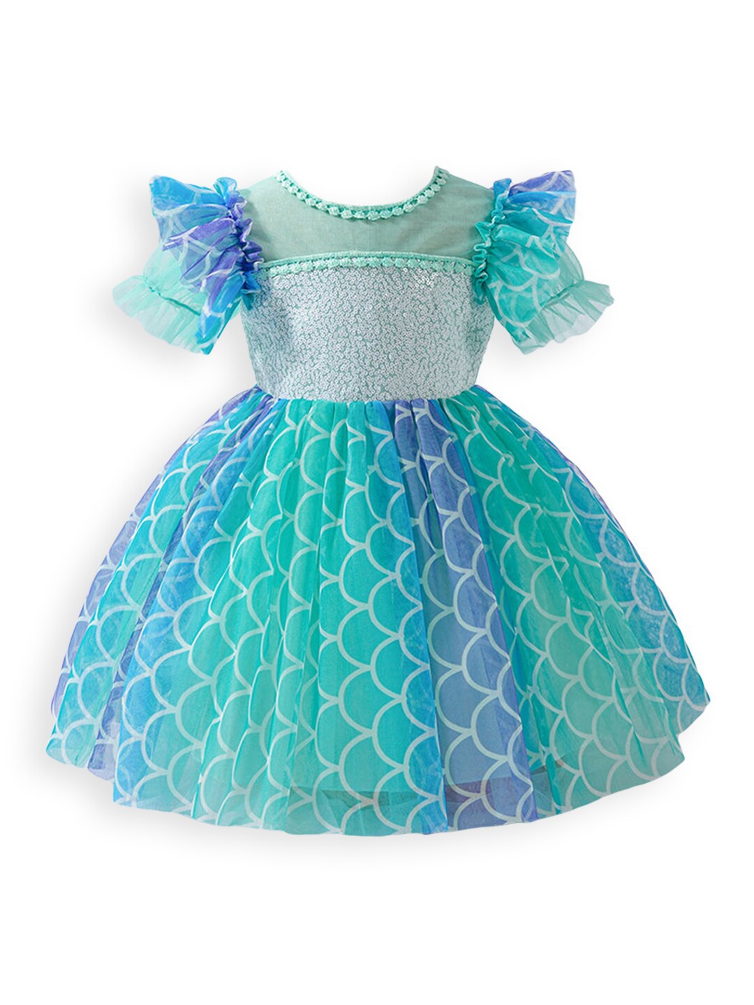 

Hopscotch Turquoise Blue Dress