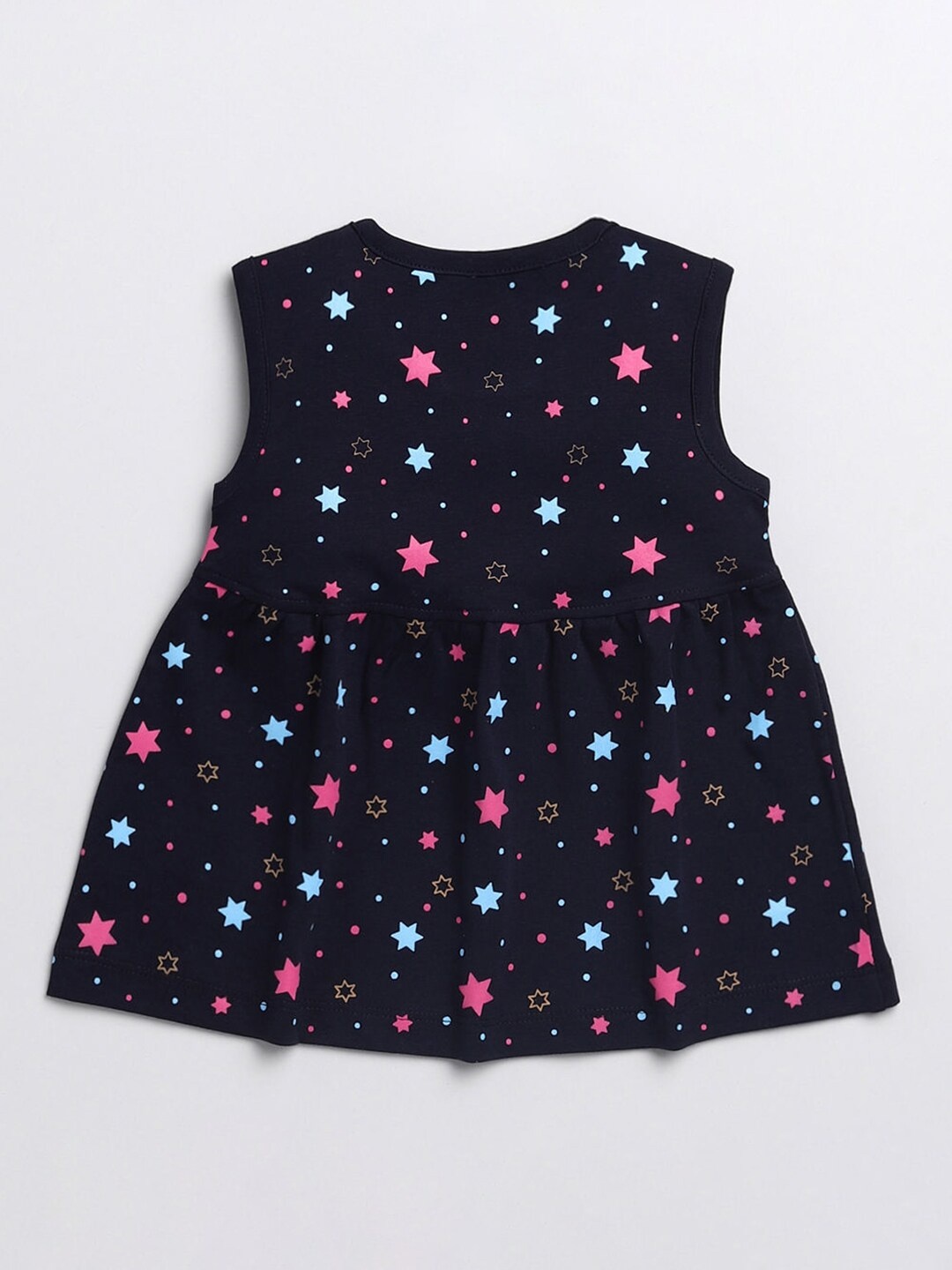 

Hopscotch Navy Blue A-Line Dress