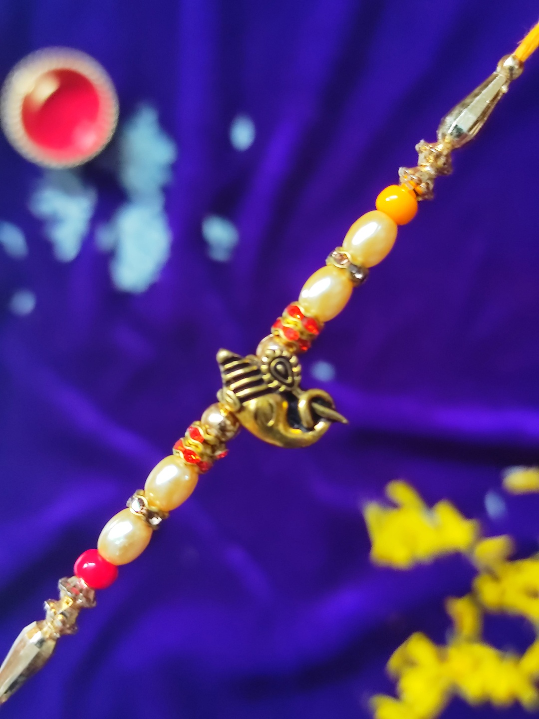 

CRAYTON Men Multi Color Ganeshji Traditional Rakhi