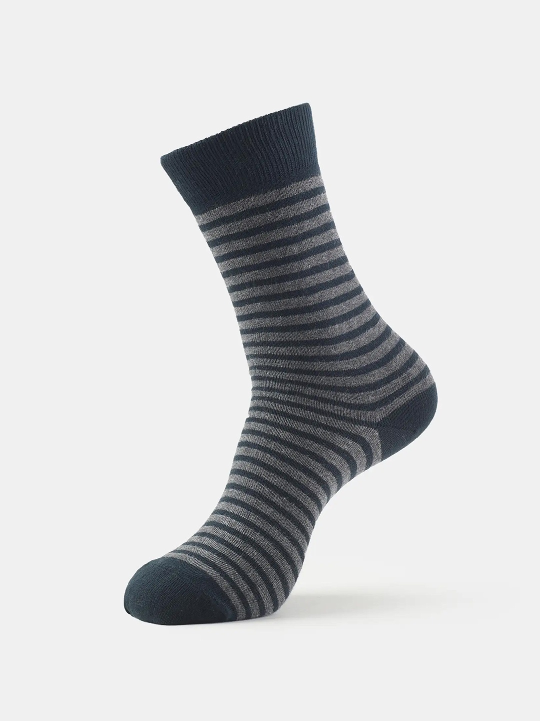 

Jockey Compact Cotton Stretch Crew Length Socks With StayFresh Treatment-7095, Black