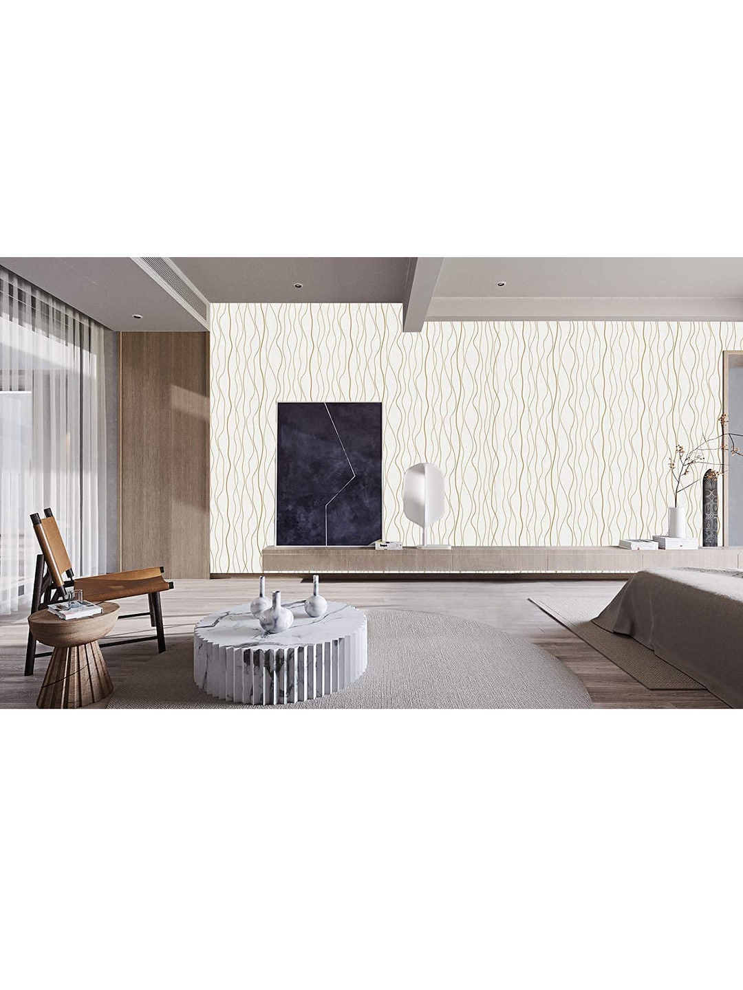 

ANNA CREATIONS Self Adhesive Removable Peel & Stick Wallpaper, Multi