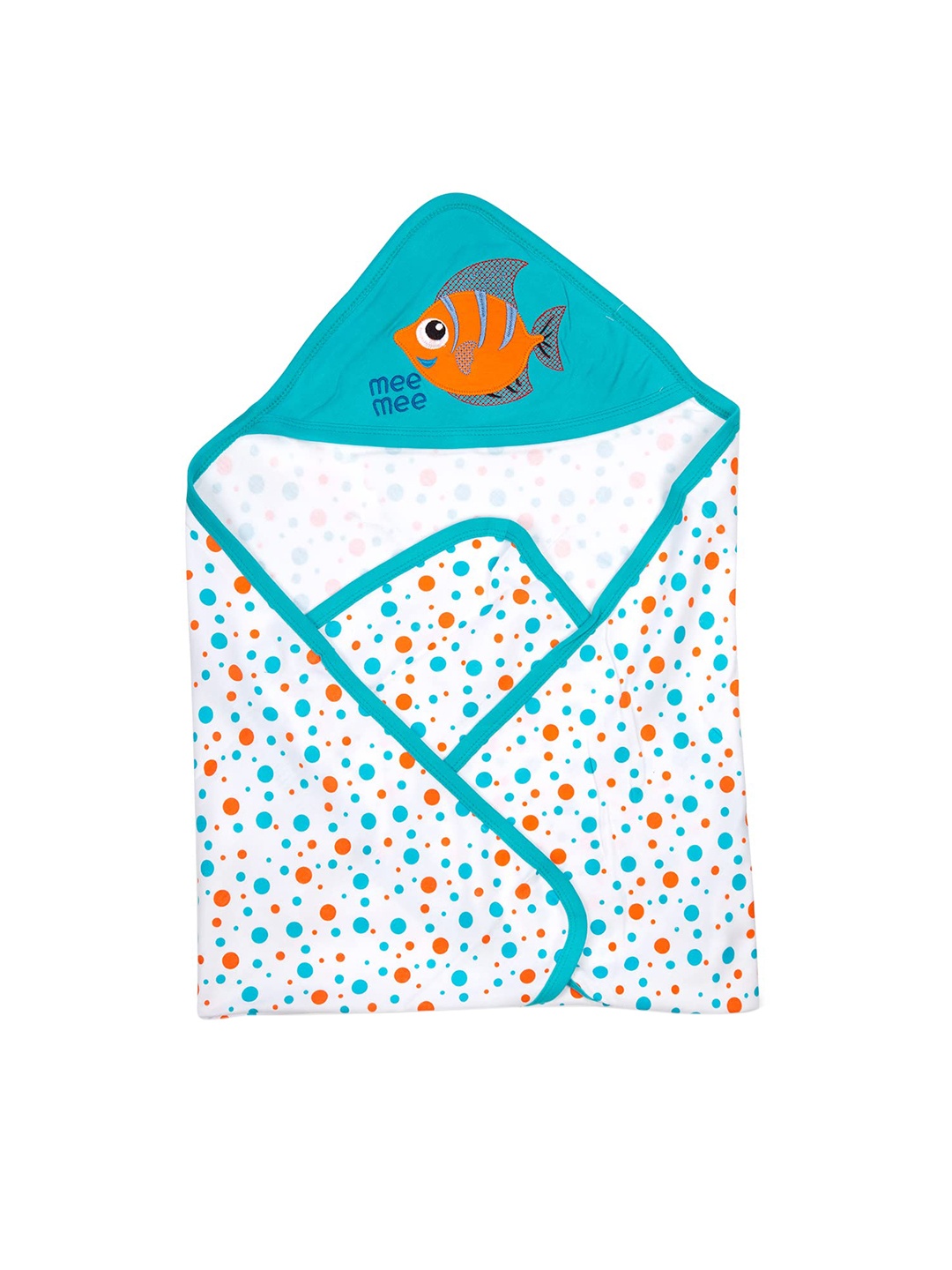 

MeeMee Blue Double Layer Reversible Soft Baby Blanket