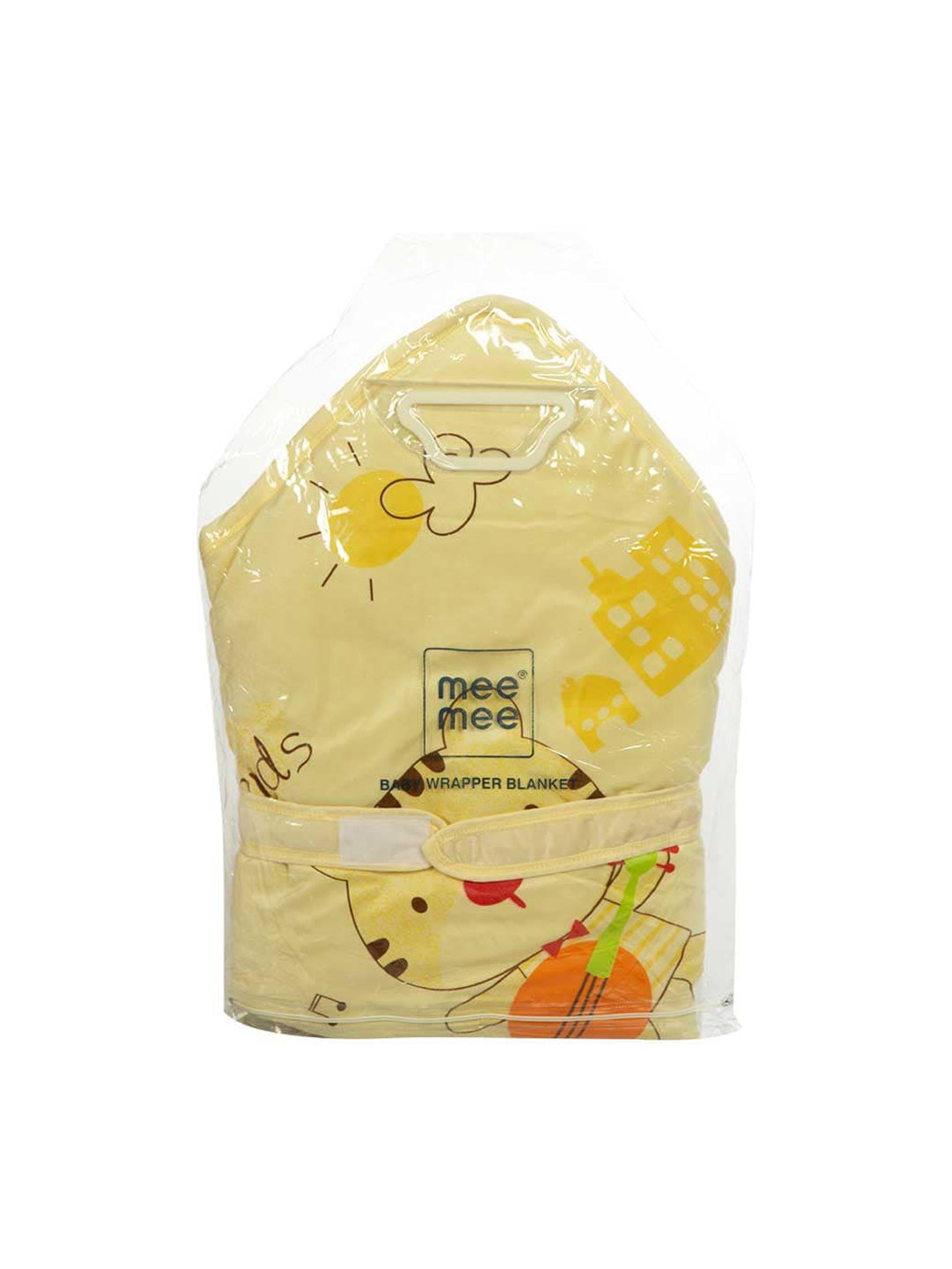 

MeeMee Cozy Cocoon Cotton Baby Wrapper with Hood - Yellow