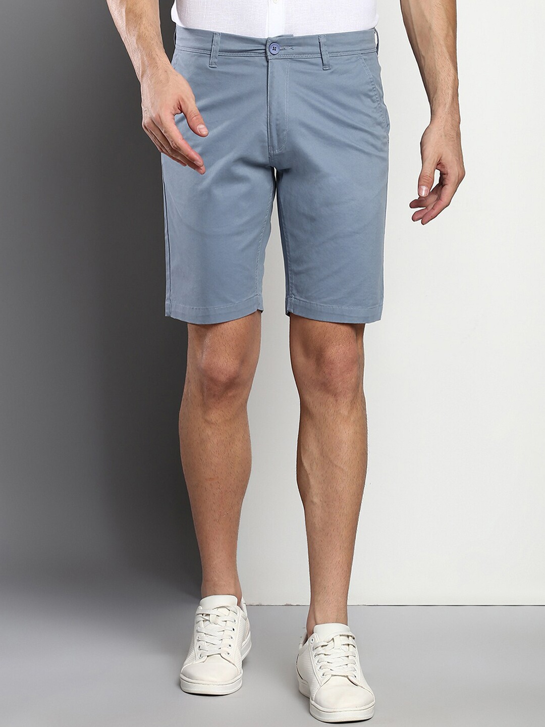 

Dennis Lingo Men Blue Slim Fit Shorts