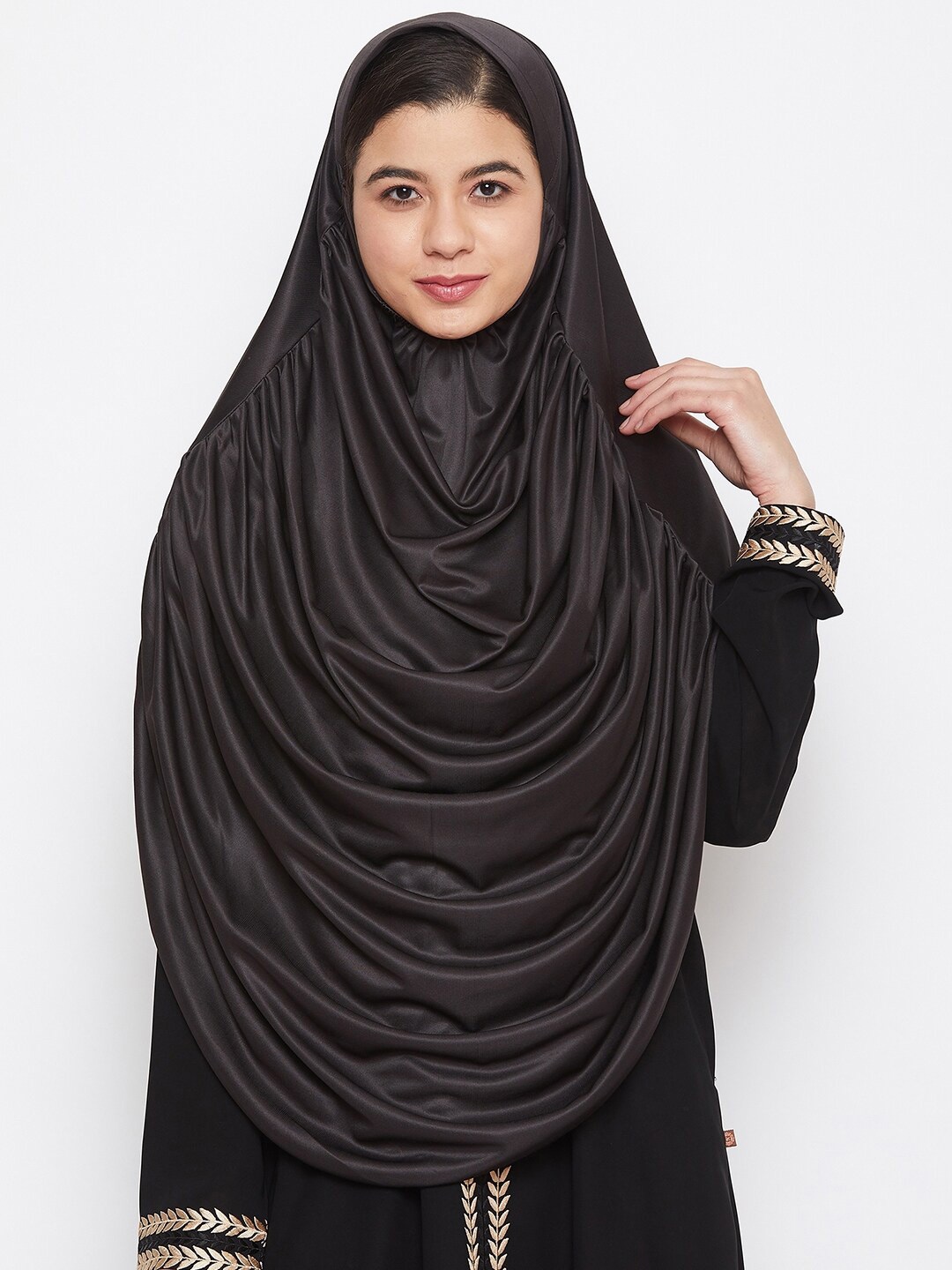 

NABIA Women Black Scarf