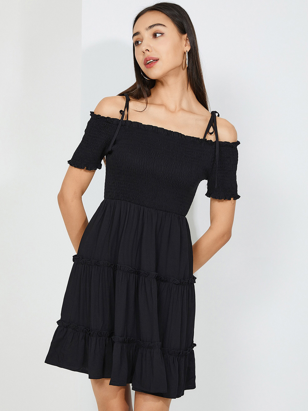 

URBANIC Black Dress